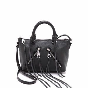 REBECCA MINKOFF MICRO MOTO CROSSBODY